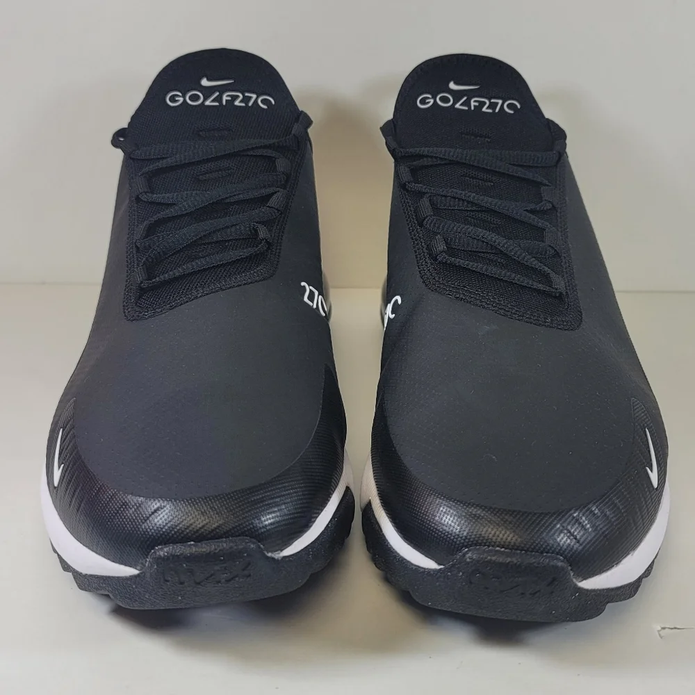 Nike Air Max 270 G Golf Shoes Black White CK6483-001 Men's Sizes New - Picture 7 of 9